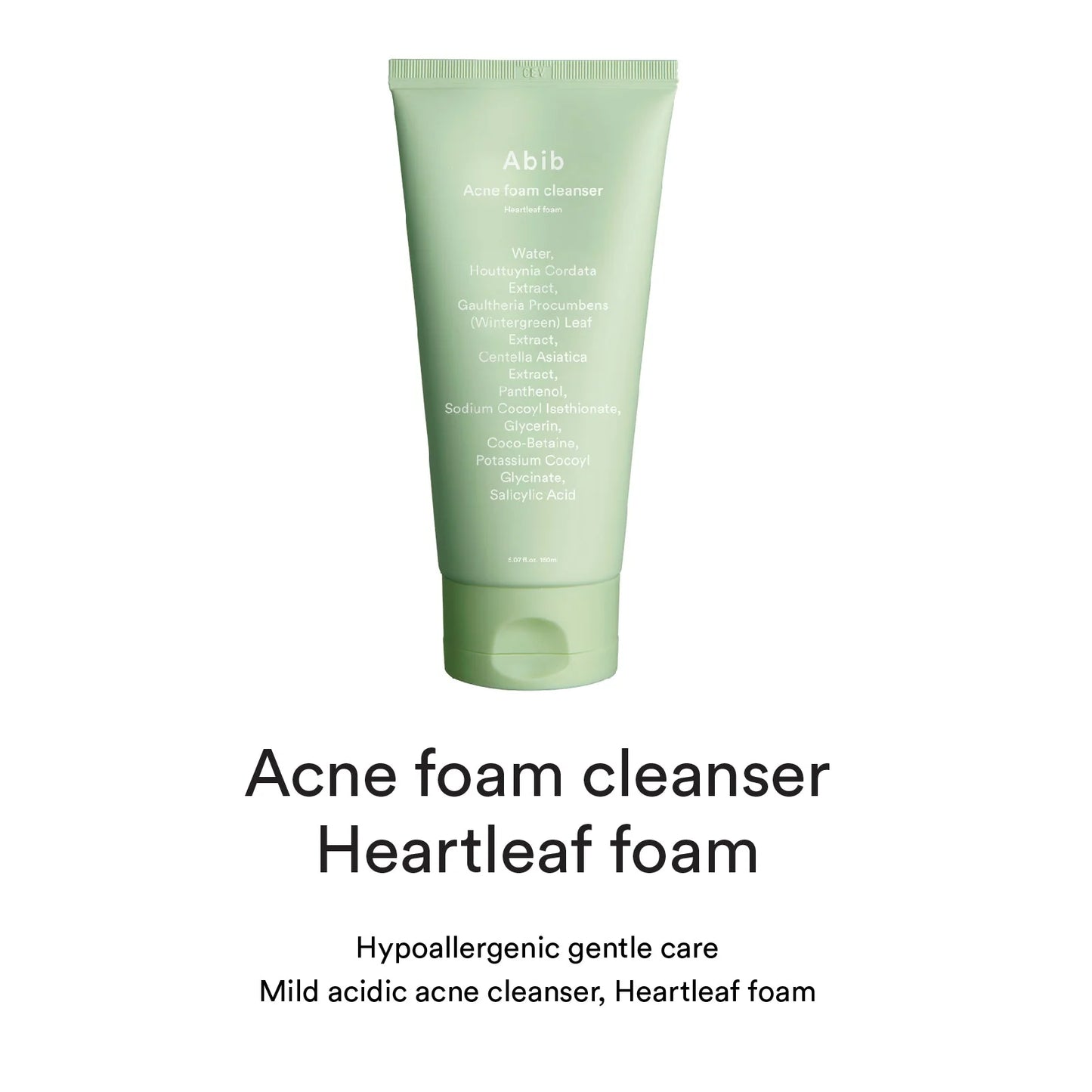Acne foam cleanser Heartleaf Foam