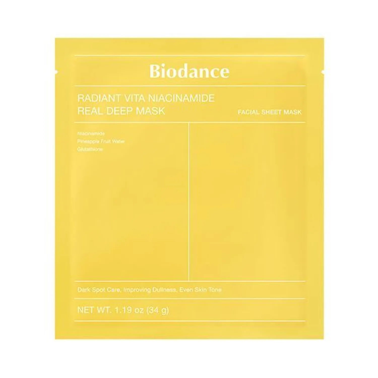 BIODANCE Radiant Vita Niacinamide Real Deep Mask