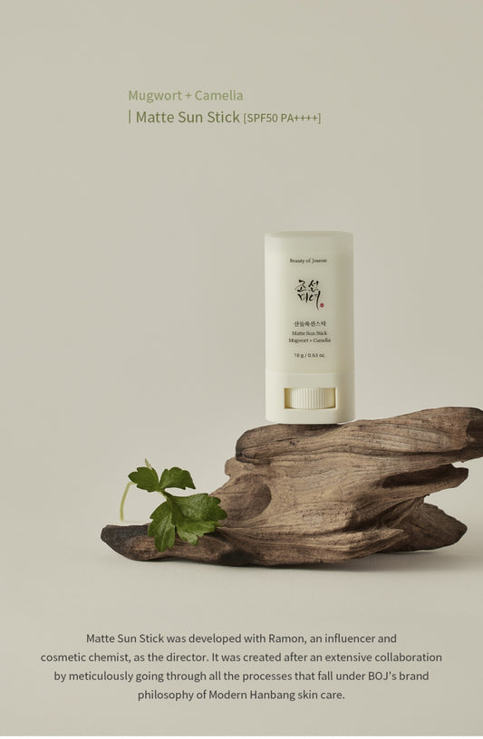 Beauty of Joseon Matte Sun Stick: Mugwort + Camellia